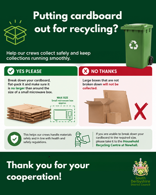 _Putting cardboard out for recycling